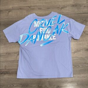 Cruel Pancake Blue No Time For Romance Tee Men’s Size Large/Extra Large